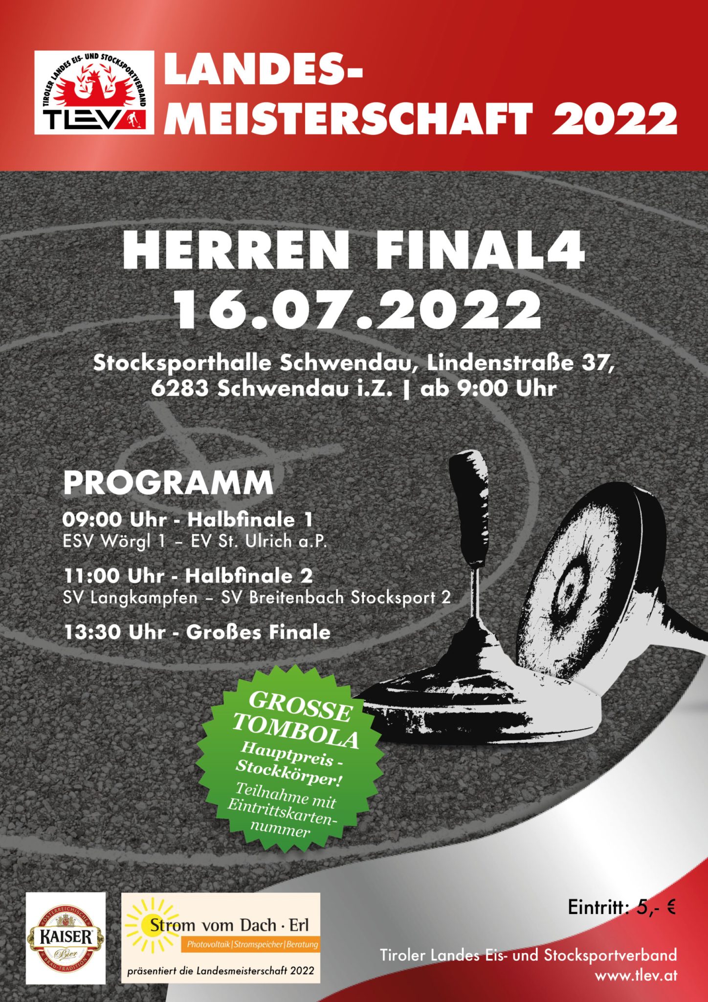 LM Herren 2022 – FINAL 4 findet im Zillertal statt!